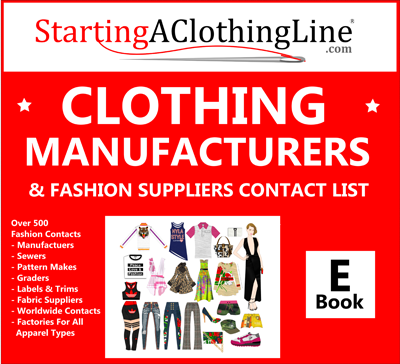 Clothing Manufacturers - Fashion Suppliers - List EBook