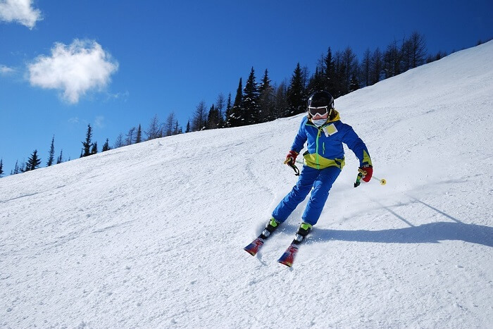 Go skiing in Russia